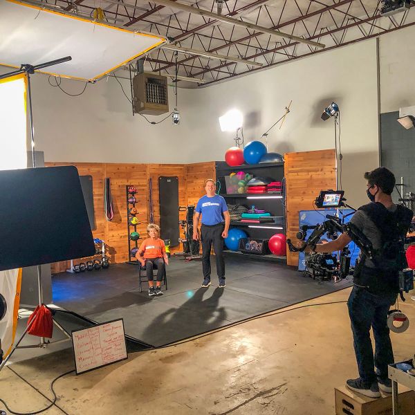Behind the Scenes on Gimbal Filming Total HealthWorks Brand Film